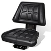 Image de Tractorstoel met rugleuning zwart210156