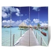 Image de Cloison de séparation pliable 200 x 170 cm Plage