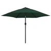 Image de Parasol met stalen paal 3 m groen40769