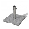 Image de Socle de parasol - - 20 kg - Granite - Carré - 400 x 400 x 48 mm