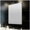Image de Miroir de Salle de Bain avec Eclairage LED 60x80 cm Décoration Toilette 240512