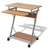 Image de Bureau d'ordinateur avec plateau à clavier coulissant Marron