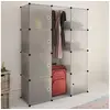 Image de Kast met 9 compartimenten modulair 109x36,5x143 cm wit 240498