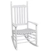 Image de Chaise à bascule avec siège incurvé Bois Blanc