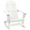 Image de Chaise à bascule de jardin Bois Blanc