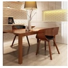Image de Chaise de salle à manger 2 pcs Bois Marron