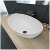 Image de Lavabo en forme ovale Céramique 40 x 33 cm Blanc