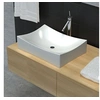 Image de Lavabo de salle de bain en céramique Blanc brillant