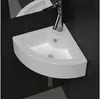 Image de Lavabo avec trou de trop plein 45x32x12,5 cm Blanc