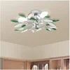 Image de Plafonnier à Quatre Bras Blanc Vert Luminaire Lampe Suspension Lustre 240982