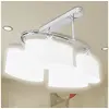 Image de Plafondlamp met ellips glazen kapjes (4 x E14)240988