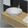 Image de Lavabo de salle de bain en porcelaine Blanc