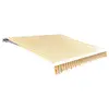Image de Luifeldoek 3x2,5 m canvas zonnebloemgeel en wit141016