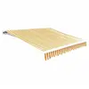Image de Luifeldoek 4x3 m canvas zonnebloemgeel en wit141017