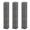 Image de 3-delige Schanskorfset 25x25x150 cm gegalvaniseerd draad 141046