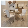 Image de Lot de 4 chaise H. 92 cm non pliable en polypropylene interieur blanc