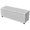 Image de Banc long de rangement Bois Blanc
