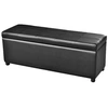 Image de Banc long de rangement Bois Noir