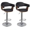 Image de Tabourets de bar lot de 2 similicuir