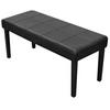 Image de Banc en cuir synthétique de haute qualité Noir