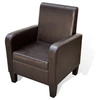 Image de Fauteuil Marron Similicuir
