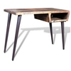 Image de Bureau avec pieds en fer Bois de récupération