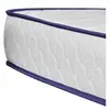 Image de Matelas mousse 120x200 cm accueil souple soutien moelleux epaisseur 17 cm 5 zones housse de matelas