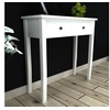 Image de Table de console et coiffeuse avec 2 tiroirs Blanc