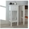 Image de Table d'appoint avec tiroir Blanc