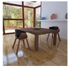 Image de Chaise de salle à manger 2 pcs Cadre en bois Cuir synthétique