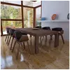 Image de Chaise de salle à manger 6 pcs Cadre en Bois Cuir synthétique
