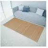 Image de Tapis en bambou marron à latte rectangulaire 80 x 200 cm