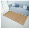 Image de Tapis en bambou marron à latte rectangulaire 120 x 180 cm