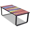 Image de Table basse avec impression d'arc-en-ciel Dessus en verre