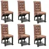 Image de Chaise de salle à manger 6 pcs Cuir synthétique