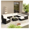 Image de Salon de jardin modulable resine tressee 11 personnes 12 pieces