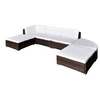 Image de Salon de jardin acier 5 personnes 6 pieces