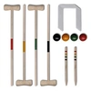 Image de Jeu de croquet en bois pour 4 joueurs - - Traditionnel - Robuste - Convivial - Mixte - Blanc