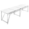 Image de Table Pliante de Camping en Aluminium avec Hauteur Ajustable 240x60 cm