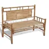 Image de Banc de jardin 120 cm Bambou