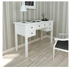 Image de Bureau blanc à 5 tiroirs