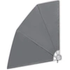 Image de Auvent latéral pliable de balcon Gris 210 x 210 cm