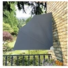 Image de Auvent latéral pliable de balcon Gris 140x140 cm