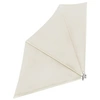Image de Auvent latéral pliable de balcon Crème 140x140 cm