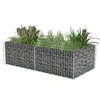 Image de Jardinière à gabion Acier galvanisé 180 x 90 x 50 cm