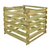 Image de Bac à compost - - Carré Bois - 0,54 m³ - Vert - Facile à assembler