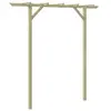 Image de Pergola de jardin 205 x 40 x 203 cm Bois