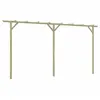Image de Pergola de jardin 400 x 40 x 205 cm Bois