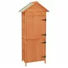 Image de Armoire de rangement de jardin Marron 42,5x64x190 cm