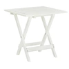 Image de Table de bistro Blanc 46x46x47 cm Bois d acacia massif
